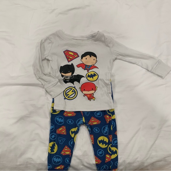 Justice League America Baby Boy Superhero Pajama - 18-24 Months - Picture 1 of 5
